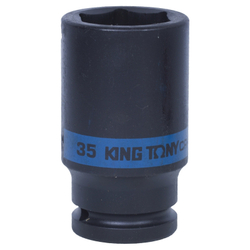 Головка торцевая ударная глубокая шестигранная 3/4&quot;, 35 мм KING TONY 643535M