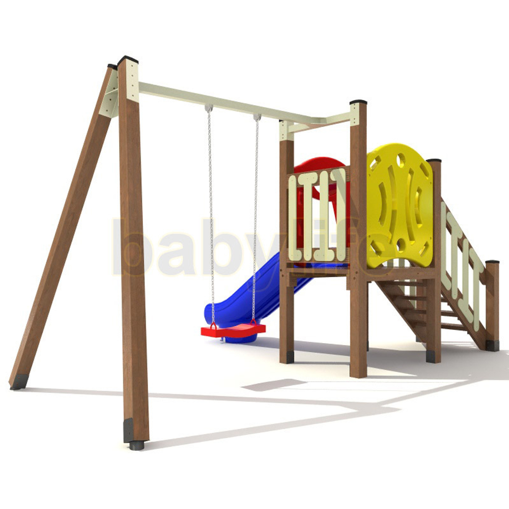 Игровой комплекс ActiWood Плюс для игровой площадки