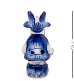 ГЛ- 984 Фигурка «Козел» (Гжельский фарфор)