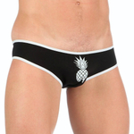 Мужские мини-слипы с белой окантовкой Pineapple (Размер: S) (Цвет: красный)