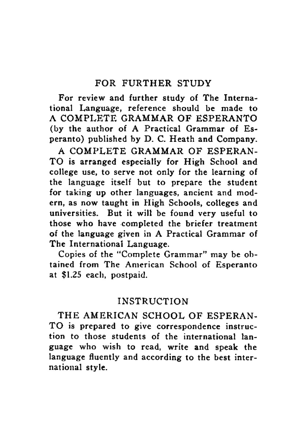 A practical grammar of the international language (esperanto) | Ivy Kellerman Reed