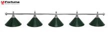 Светильник Fortuna Prestige Silver Green 5 плафонов