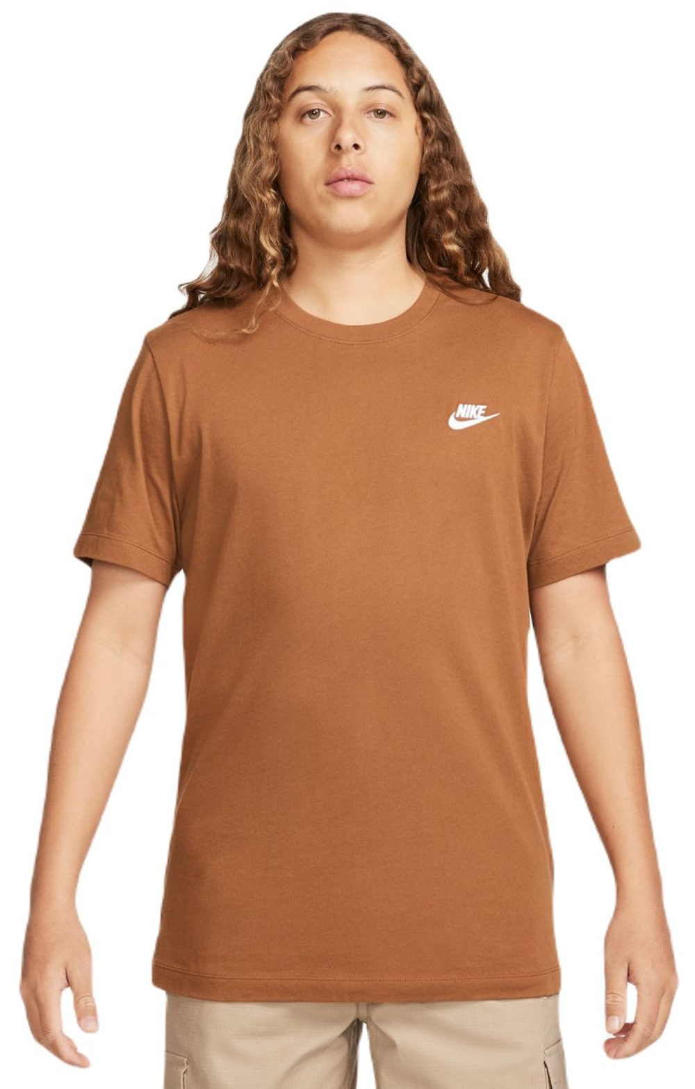 Теннисная футболка Nike Sportswear Club - light british tan