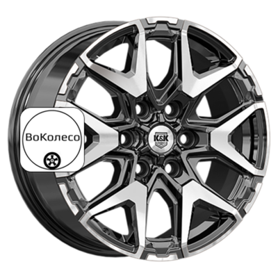 7,5x18/6x139,7 ET36 D100,1 Гангут (КС1176) Алмаз черный K&K