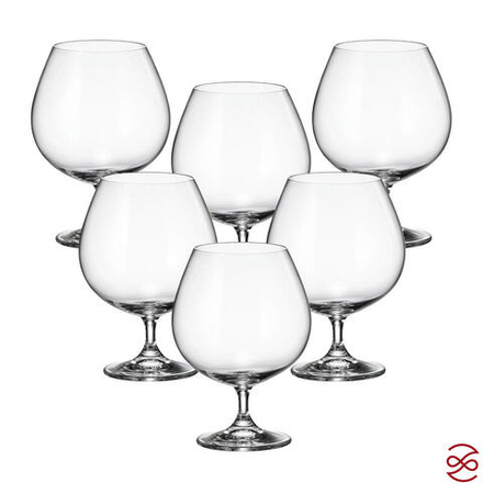 Набор бокалов для бренди Crystalite Bohemia Colibri/Gastro 690 мл (6 шт)