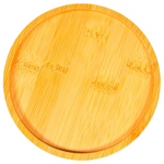 Миска Mr.Kranch Bamboo 340 мл Цветы Прованса керамическая на бамбуковой подставке розовая