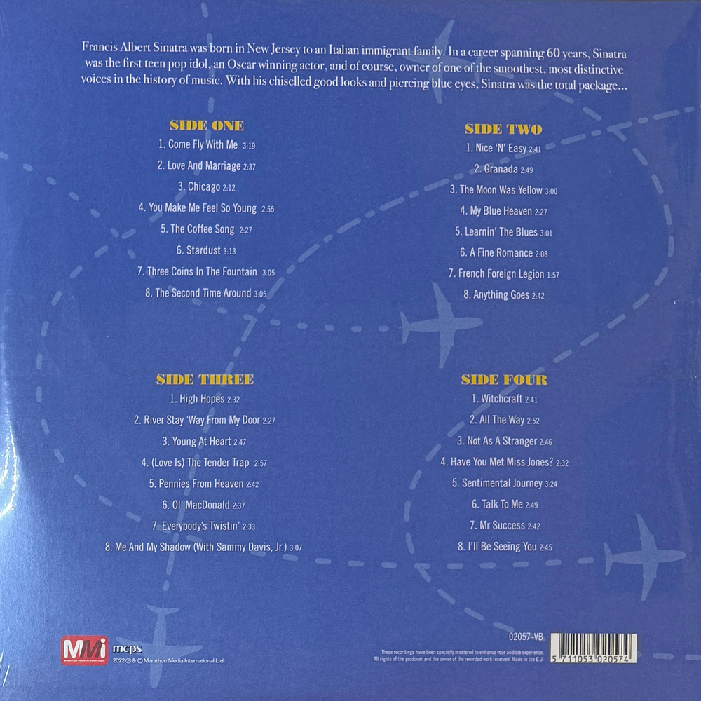 Виниловая пластинка Frank Sinatra ‎– Come Fly With Me 2LP