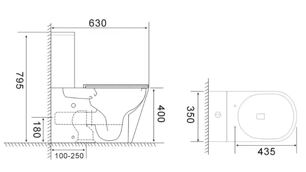 Унитаз-компакт напольный Ceruttispa Piera CT10560