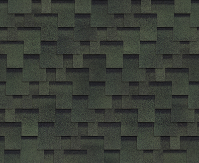 Шинглас Финская Аккорд Зеленый 3 м2