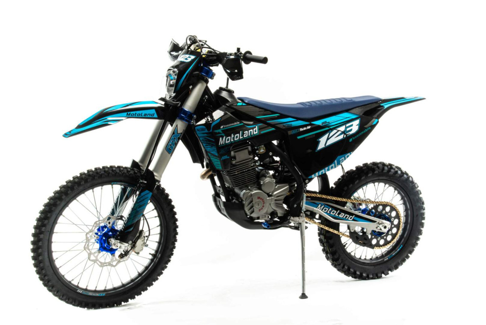 Кроссовый мотоцикл Motoland XT 250 ST 21/18 (172FMM-4V) Синий 21/18