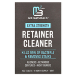 M3 Naturals, Retainer Cleaner, мята, 120 таблеток