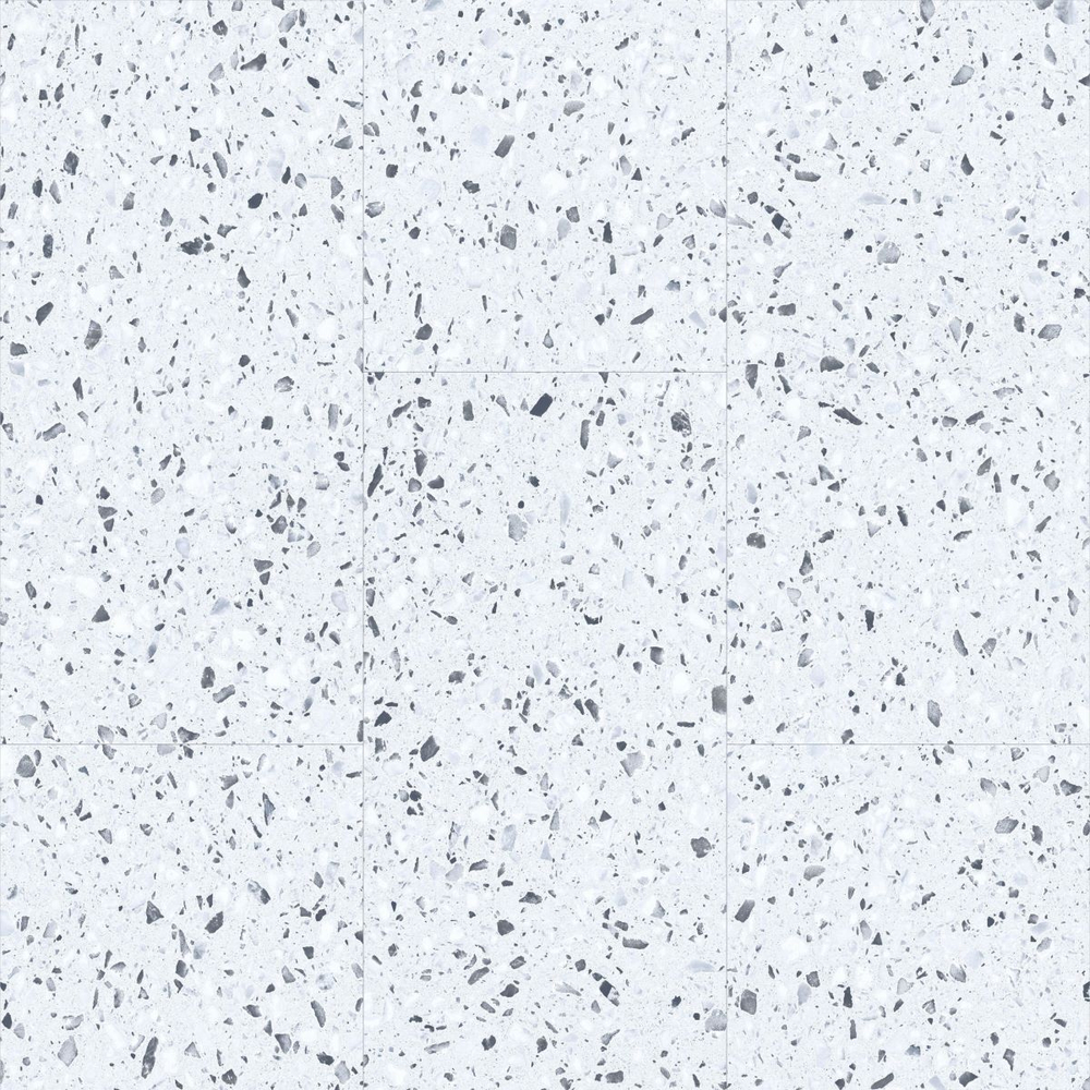 LVT плитка Fargo Stone LVT Терраццо Гранж 101-2 (606*303*2,5мм, 0,5 мм)