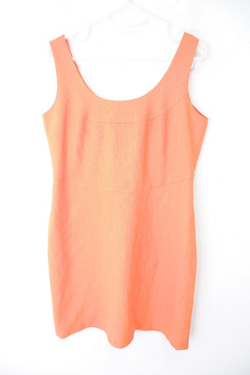 Платье красивое оранжевое 46 размер