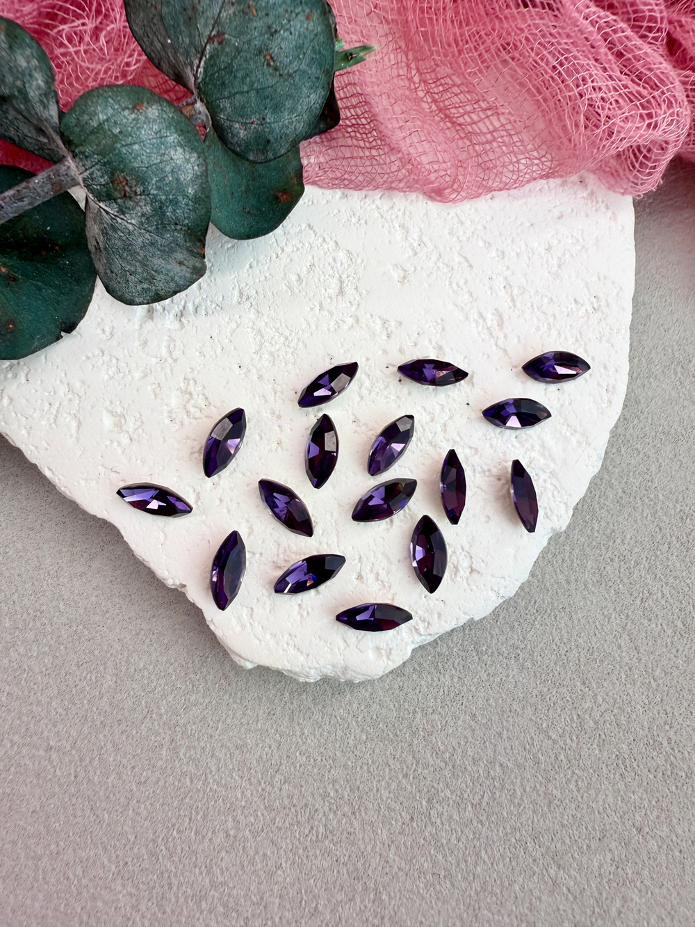 Наветт Navette 10*5 мм, Purple Velvet