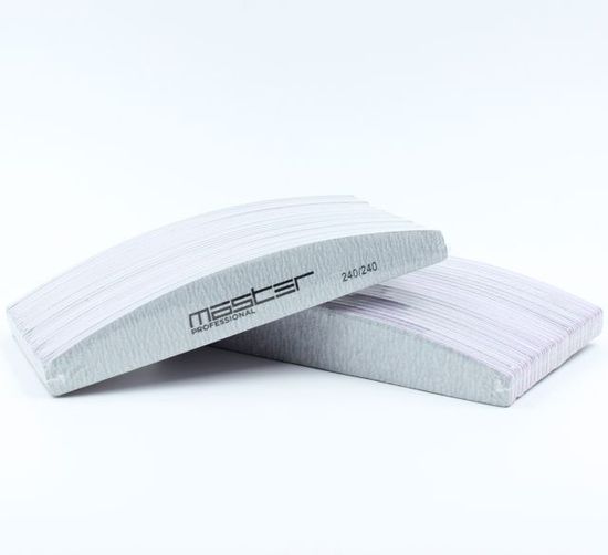 Пилка MASTER Professional 25шт полукруглая серая 240х240