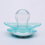 4770917 Пустышка от 3 мес., ортодонтическая, с кольцом, "Пингвин", цвет голубой