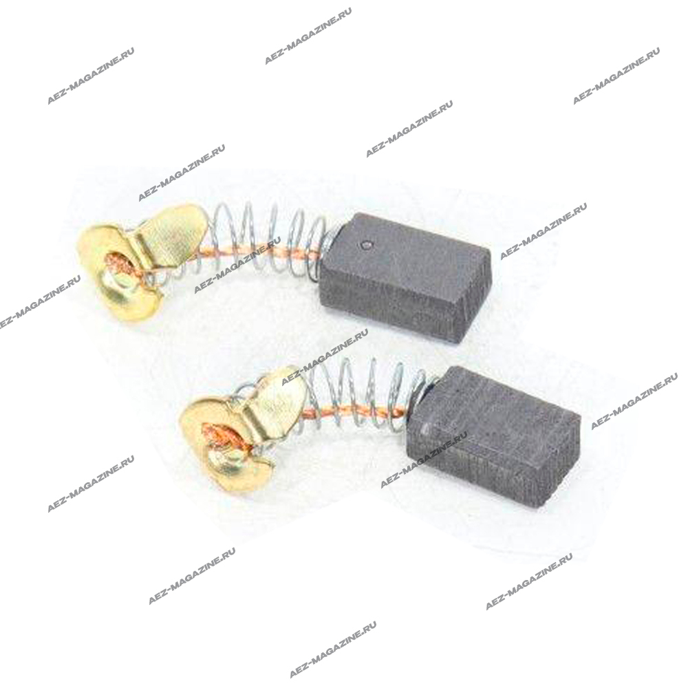 Электроугольная щетка 5х8х12 Пружина, пятак-уши(для МАКИТА СВ-51А)