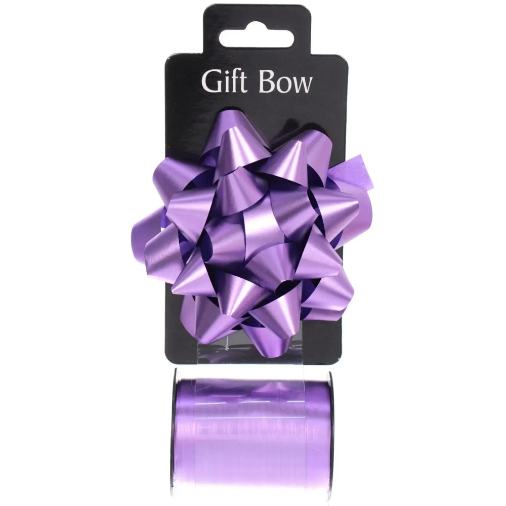 Набор для декорирования «Романс» бант d=10 см, лента 1,6 см (10м), Фиолетовый