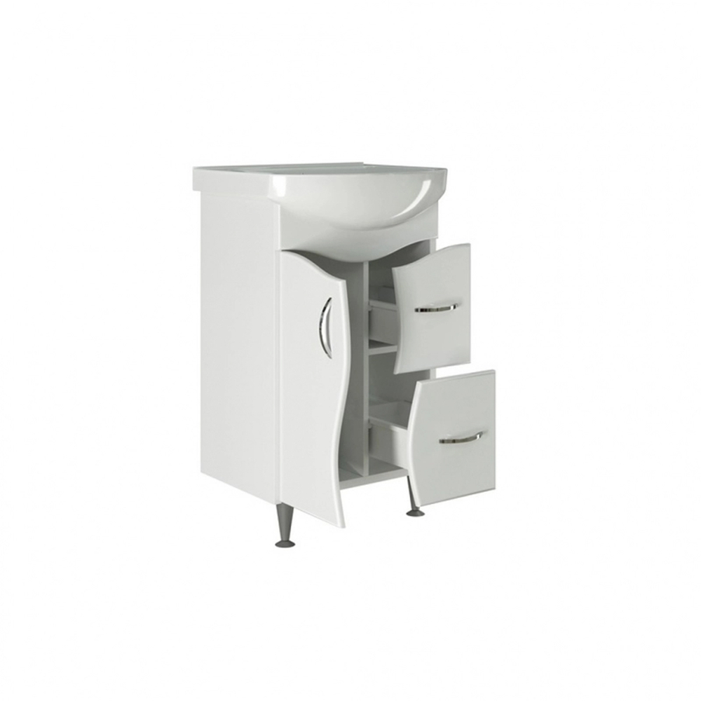 Тумба д/ванной "КЛАССИК-50" под рак.Уют-50 (ROSA) (ПВХ) (разбор)