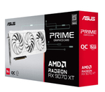 Видеокарта ASUS Radeon RX 9070 XT PRIME OC WHITE (PRIME-RX9070XT-O16G-WHITE)