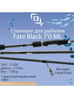 Спиннинг Fate Black - 9' H 20-80g Spin rod - 2pc