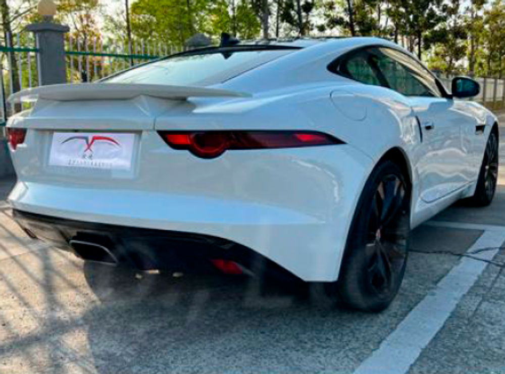 Карбоновый спойлер в стиле P7 для Jaguar F-Type 2013-2024 Ягуар