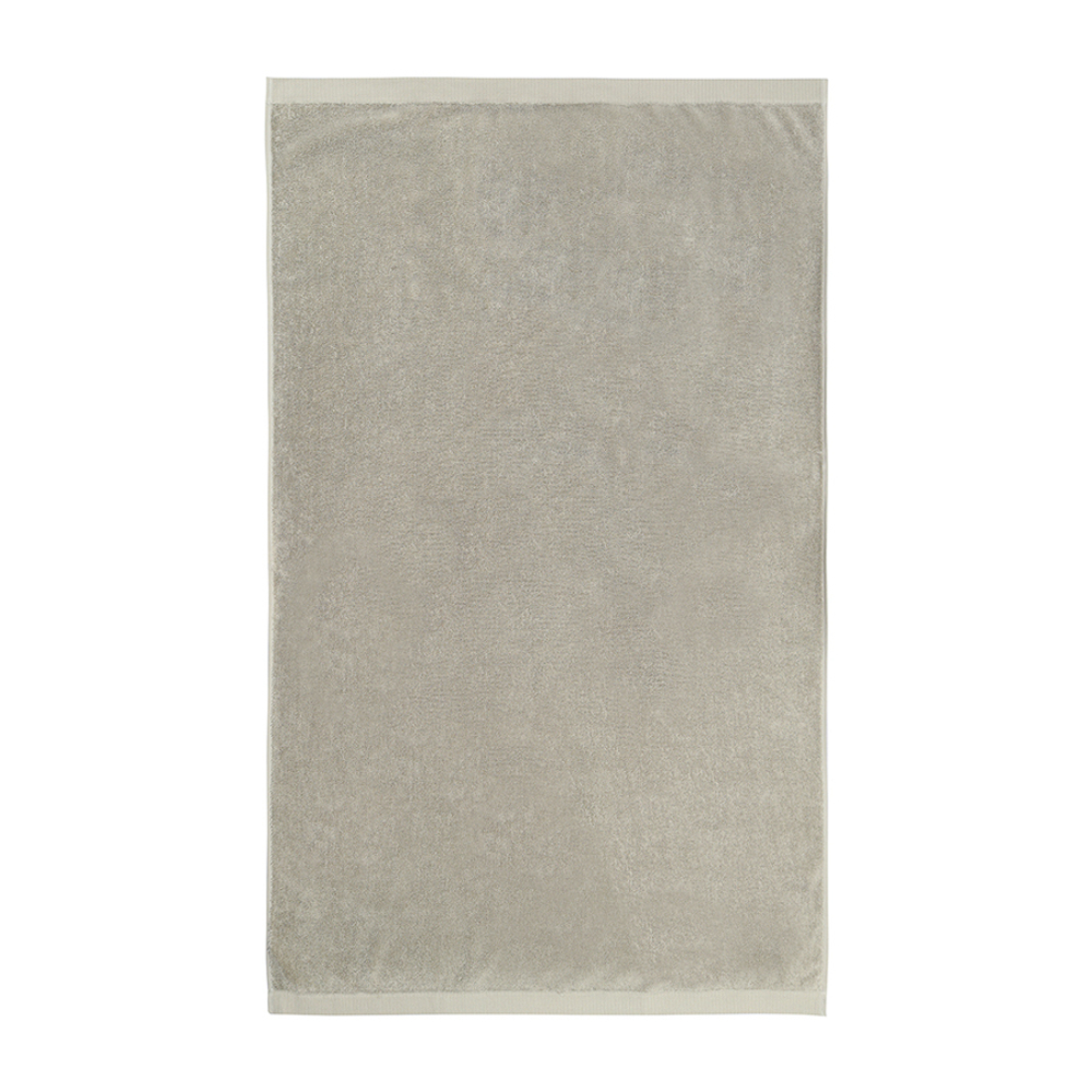 Полотенце банное бежево-серого цвета из коллекции essential, 90х150 см