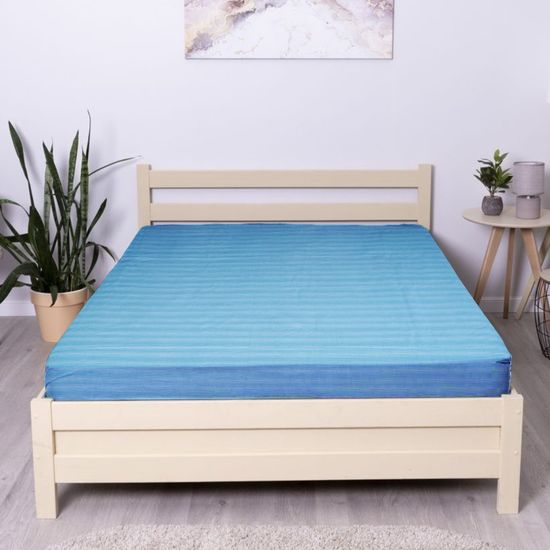 Простыня на резинке  Августа,  120x200х30 см. , бязь  DOMTEKC