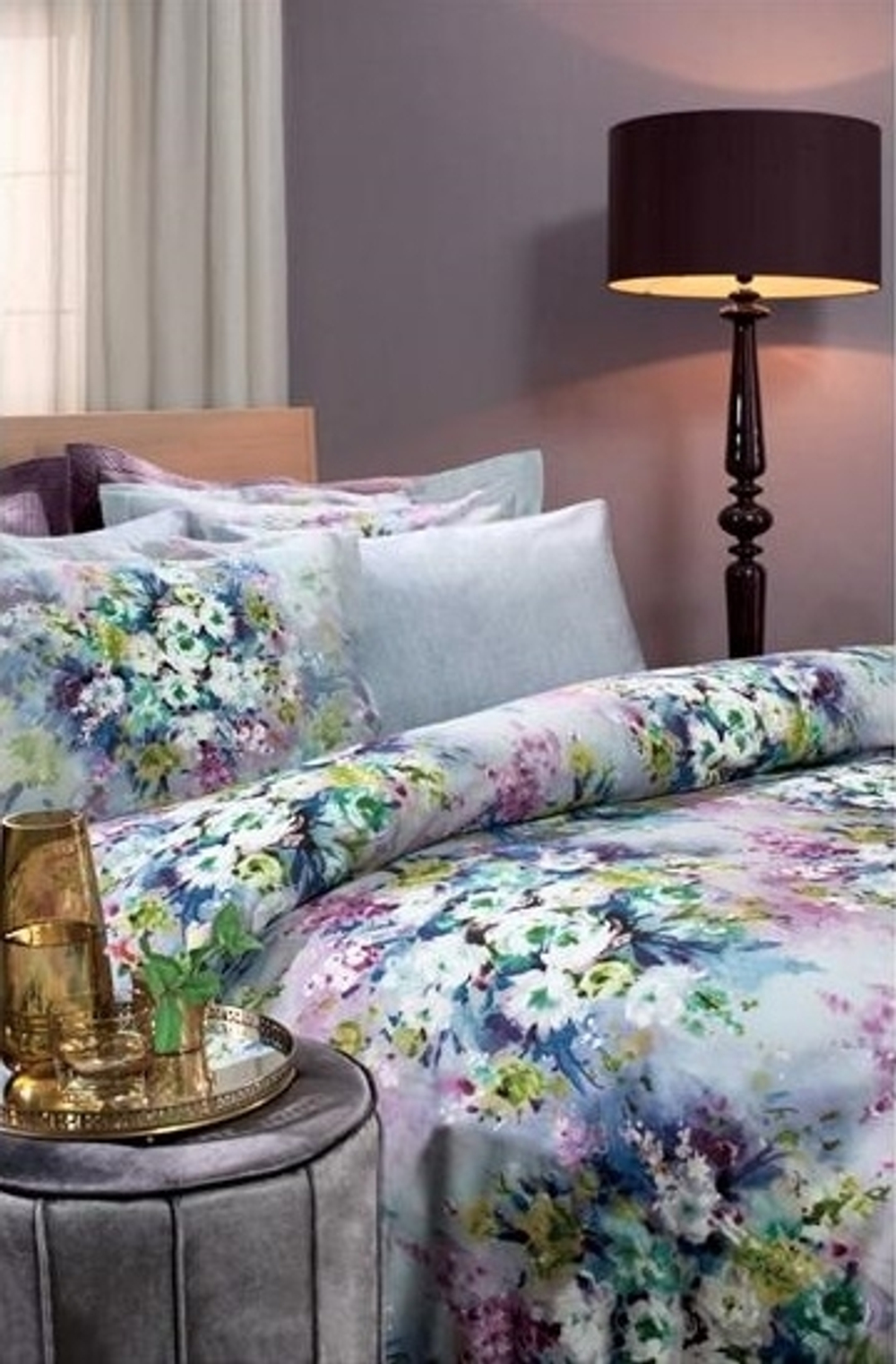 Комплект постельного белья ЕВРО Сатин TAC Delft