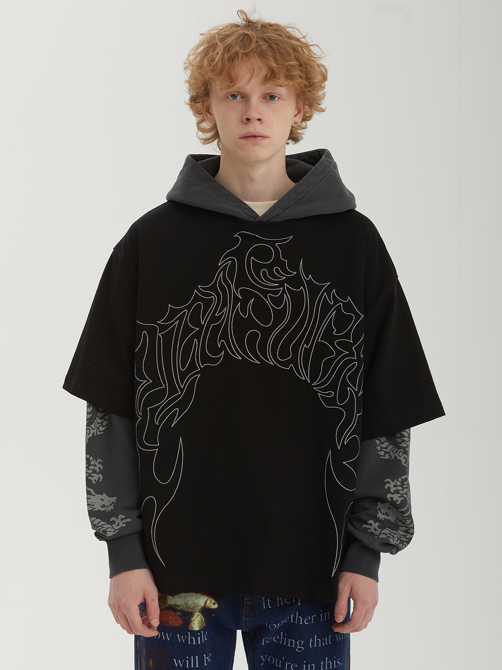Мужская Толстовка Dragon Layered