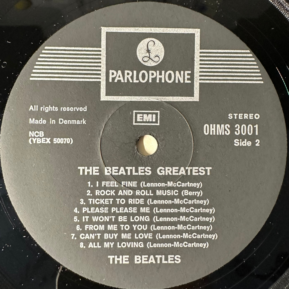 The Beatles - Beatles' Greatest (Дания 1970г.)