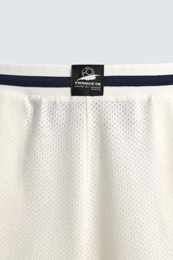 ZARA ШОРТЫ В СТИЛЕ FIFA WORLD CUP™ ФРАНЦИЯ 98 КЛАССИКА, БЕЛЫЙ