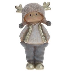 GAEM Фигурка декоративная "Мальчик/Девочка", L7,5 W5 H13 см, 2в.