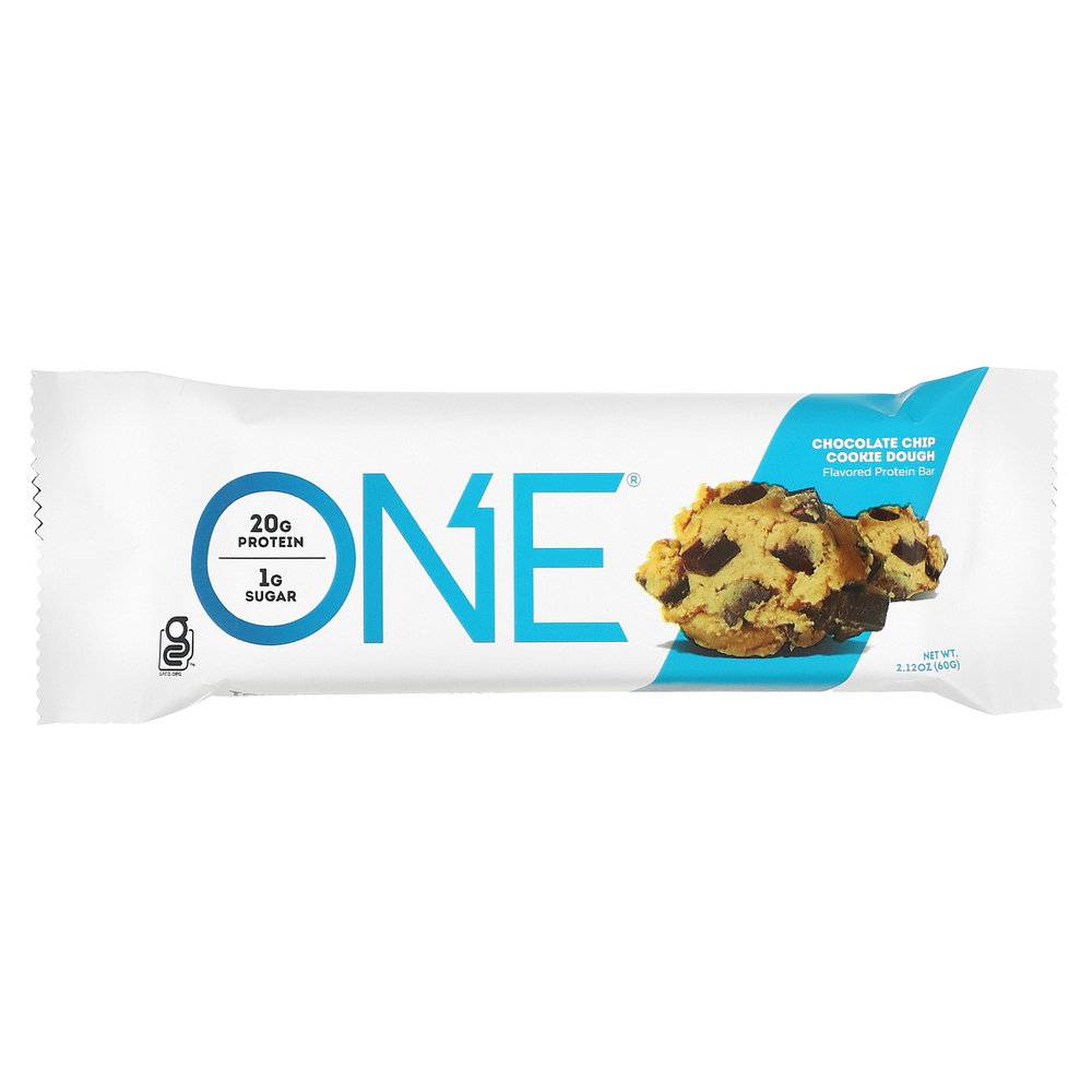 One Brands, ONE Bar, батончики с шоколадной крошкой Cookie Dough, 12 батончиков, 60 г (2,12 унции) каждый