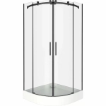 Душевой уголок Good Door GALAXY R-TD-100-C-B 100x100