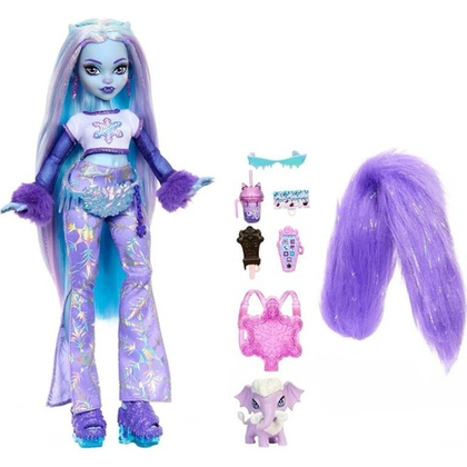 Кукла Monster High Abbey Bominable Yeti с домашним мамонтом