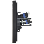 FORTE&PIANO Розетка компьютерная RJ45 кат.6 FP631M металл шампань IEK