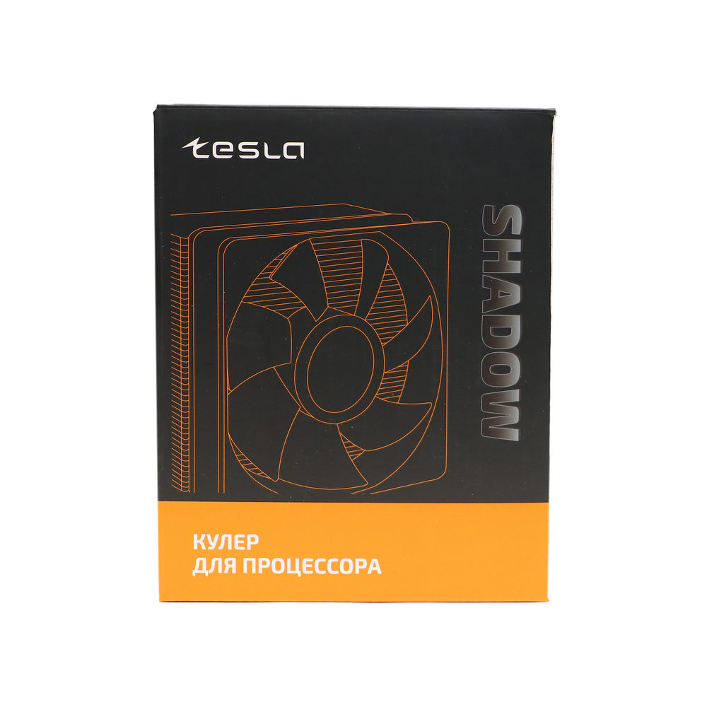 Кулер для процессора TESLA SHADOW SE224, 1х120мм, 800~1800rpm, 4-pin, Al+Cu, черный, 57CFM, 24дБ, 4-PIPE, TDP 210Вт, INTEL 1700/1200/115x/2011/2066, AMD AM5/AM4 (TSL-SE-224-XTS)