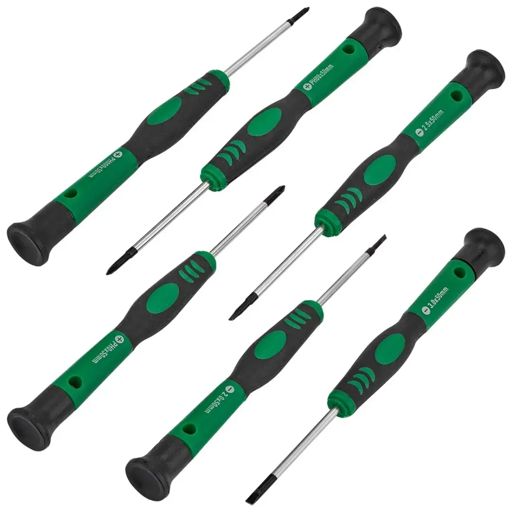 Отвертки для точных работ, набор 6пр. RockFORCE RF-7006PC