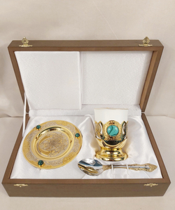 Кофейный набор "Роскошный малахит" - 5