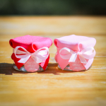 Набор комплиментов для гостей на свадьбе: бонбоньерка с медом (35 г) + шоколадка (15 г)