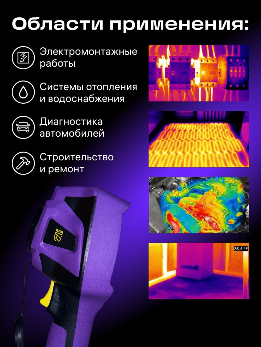 Тепловизор строительный Ermenrich Seek TV80