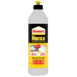 Клей Момент 1898437 Полимерный Монтаж 0,5 л. | Клеи бытовые и универсальные