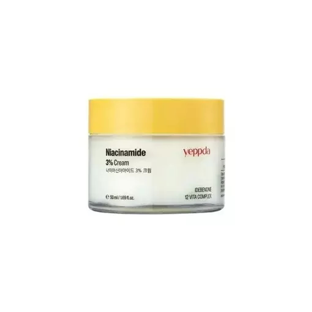 Крем с ниацинамидом и комплексом витаминов Yeppda Niacinamide 3% Cream, 50 мл