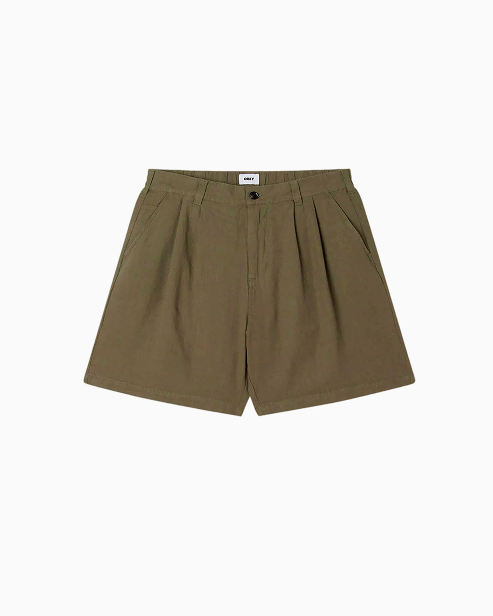 Шорты Obey Foster Pleated Linen Short