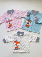 Кофта дл.рукав "Лисята" (Карапуззики) (Размер: 80)