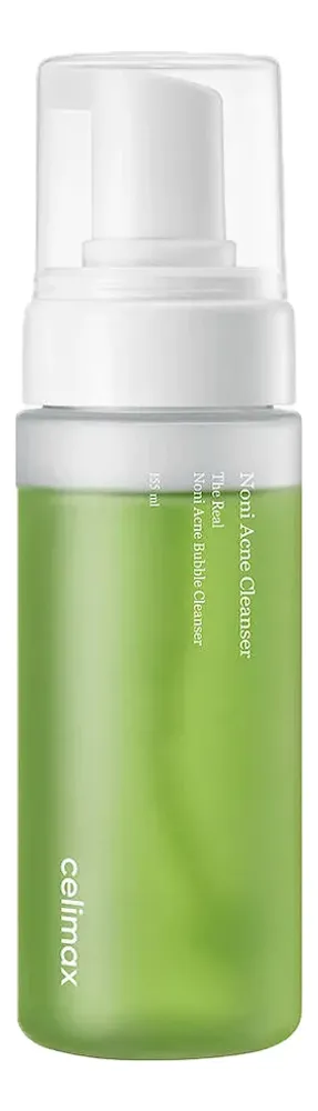 CELIMAX Кислородная пенка для умывания с экстрактом нони- The Real Noni Acne Bubble Cleanser, 155мл