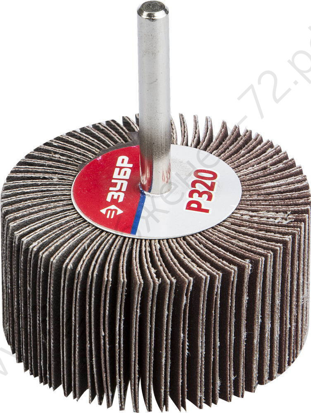 ЗУБР d 60 x 30 мм, P320, на шпильке d 6 мм, Круг шлифовальный лепестковый (36602-320)