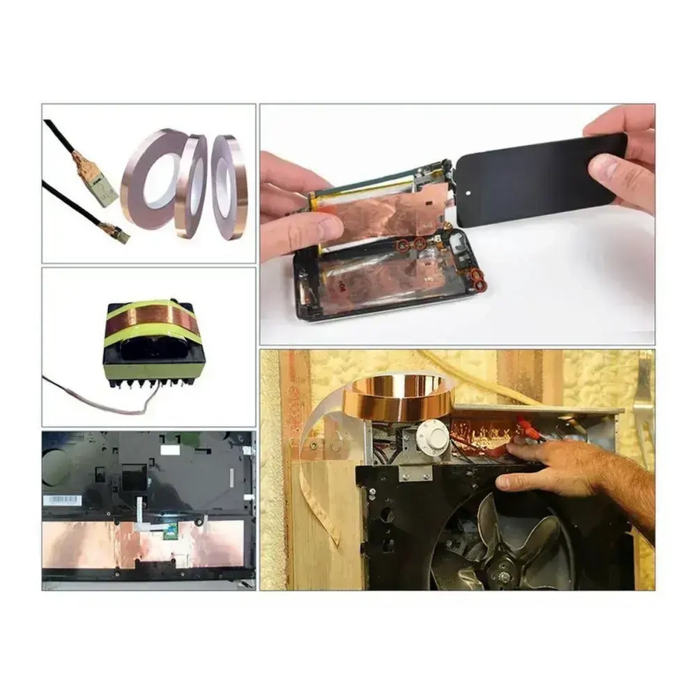 Проводящая медная лента из фольги, ширина 15 мм, длина 20 метров