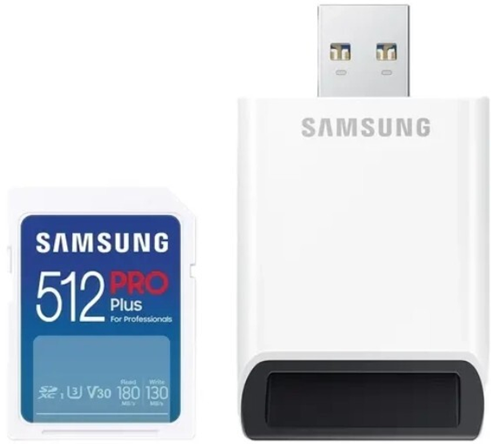 Карта памяти SDXC 512GB Samsung MB-SD512SB/WW